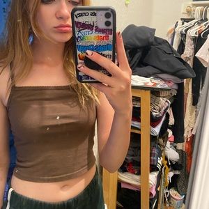 brandy brown tank